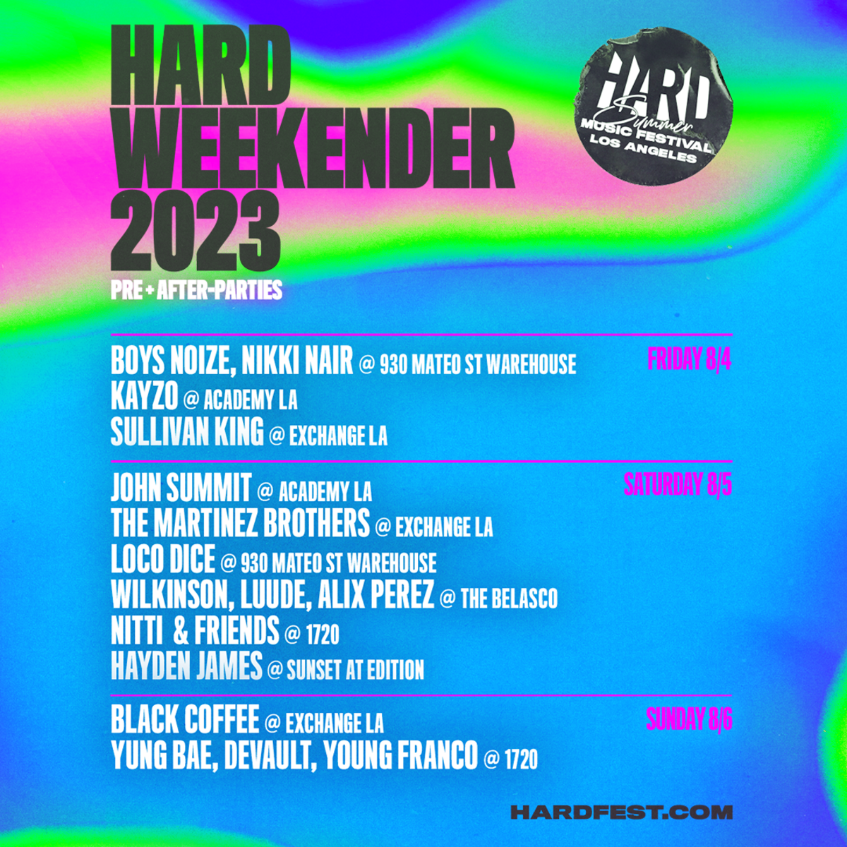 HARD Summer 2023: Set Times, Festival Maps and Everything Else You