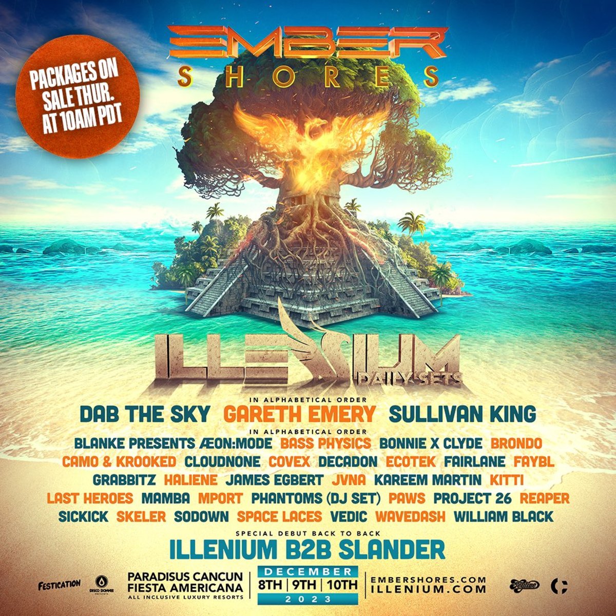 Ember Shores Returns Join ILLENIUM and More in Cancún