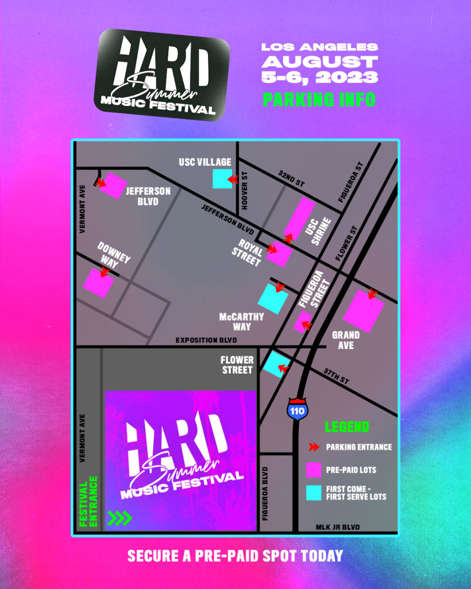 HARD Summer 2023: Set Times, Festival Maps and Everything Else You