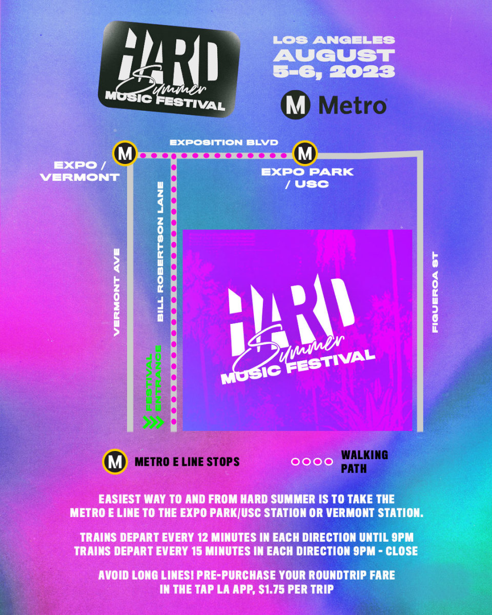 HARD Summer 2023 Set Times, Festival Maps and Everything Else You Need