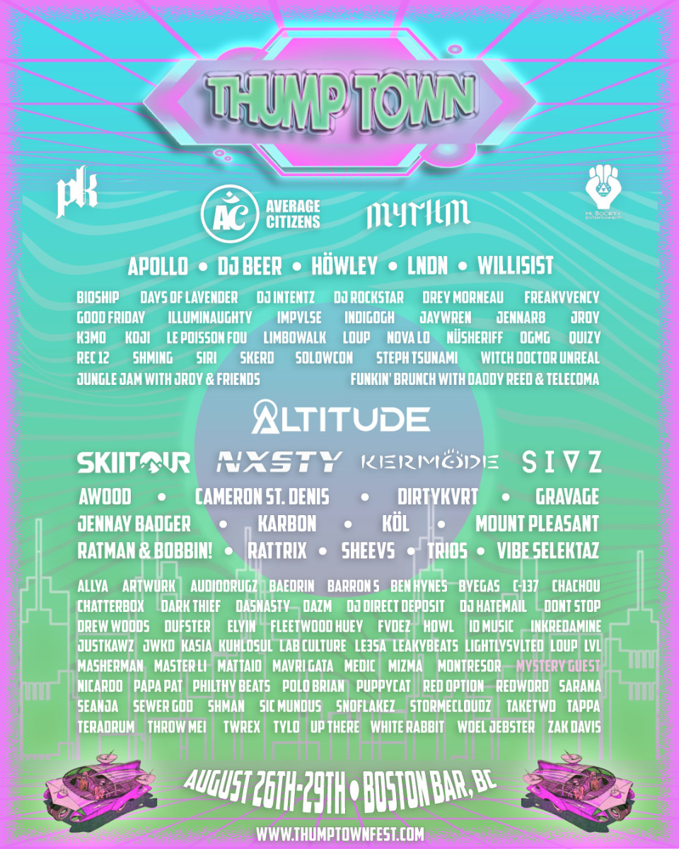 Thumptown Festival 2022 Lineup