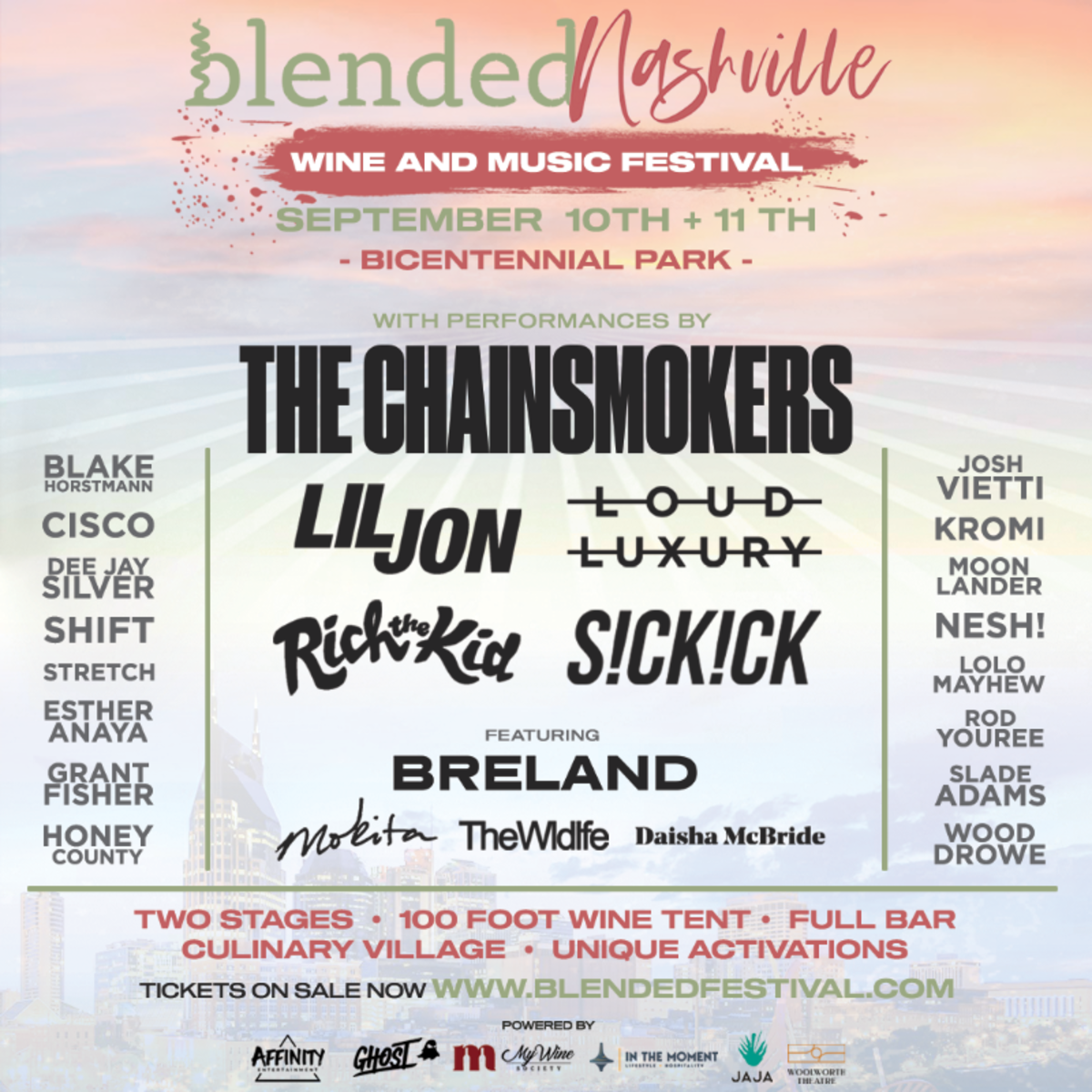 The Chainsmokers, Galantis, More to Headline Blended Festival 2022 -   - The Latest Electronic Dance Music News, Reviews & Artists