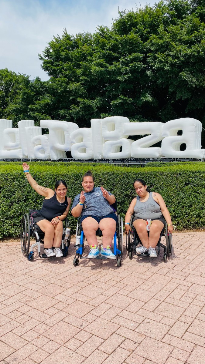 Disabled music fans at Lollapalooza