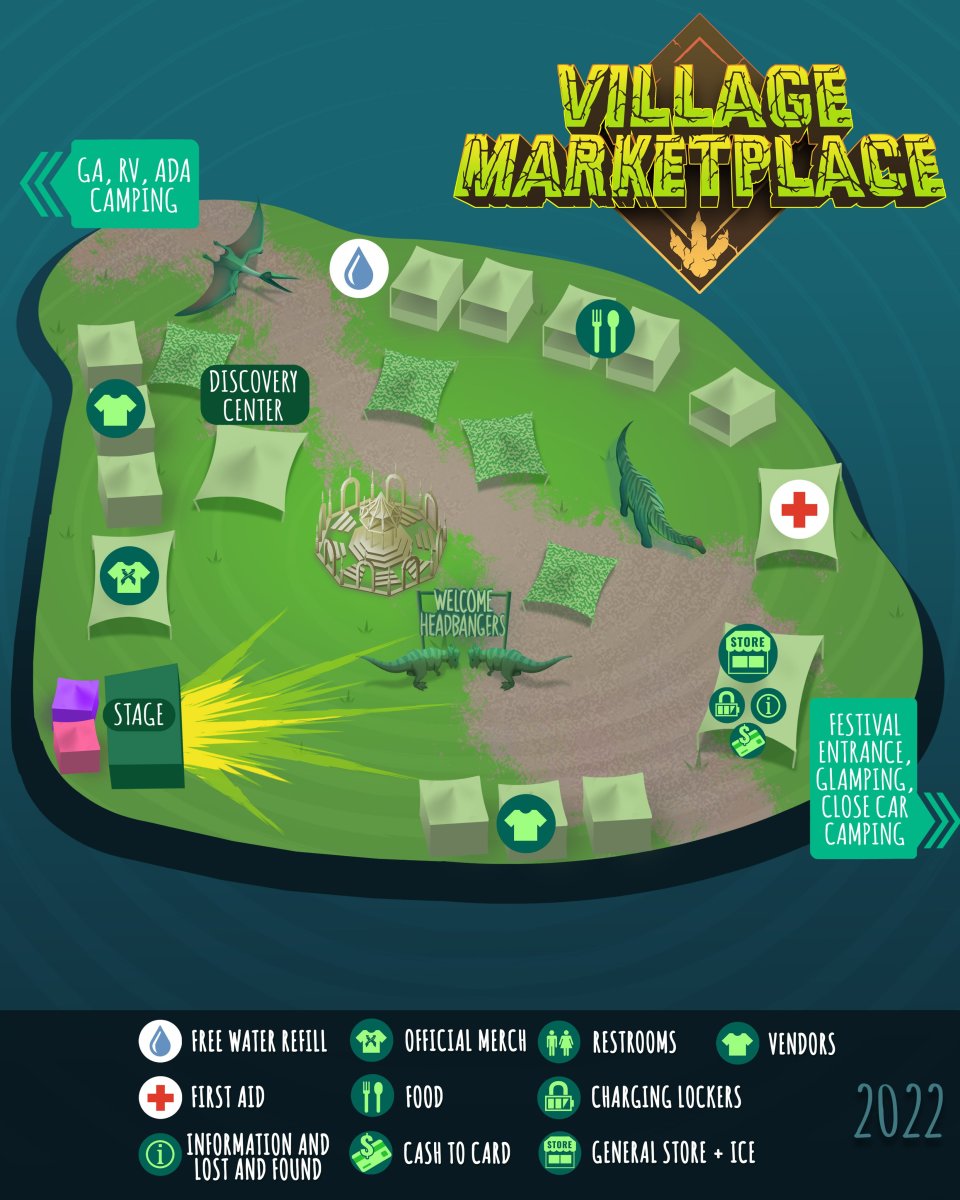 Lost Lands 2022 Village Marketplace Map