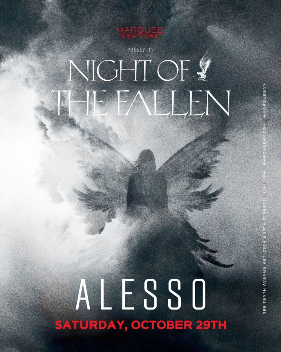 Alesso - Halloween NYC 2022 Poster