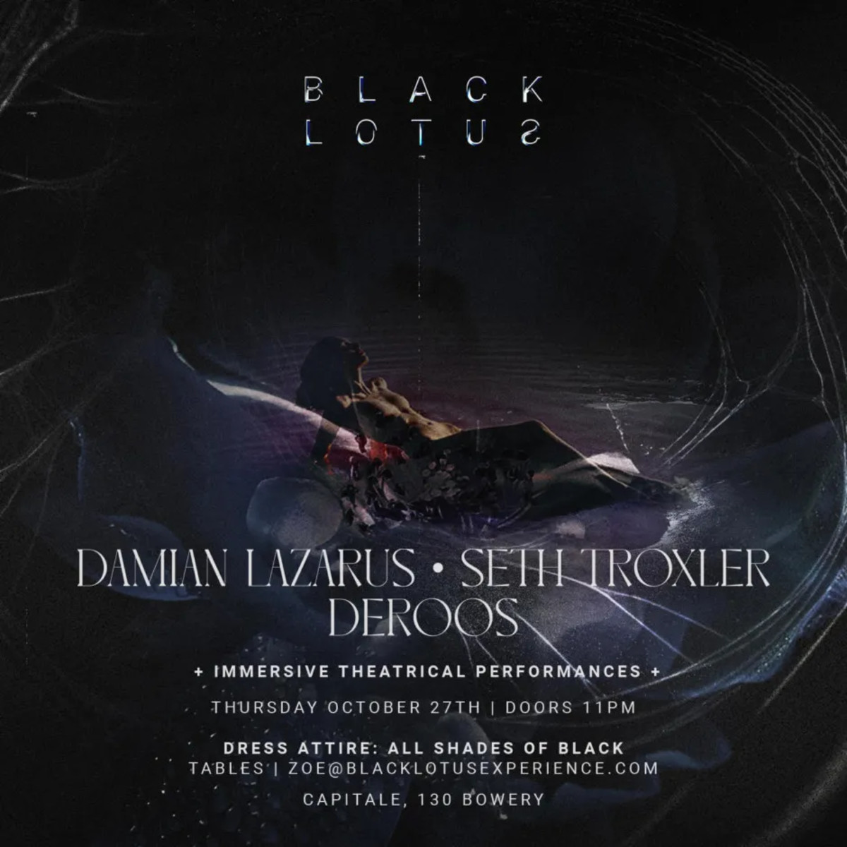 Black Lotus  - Halloween NYC 2022 Poster