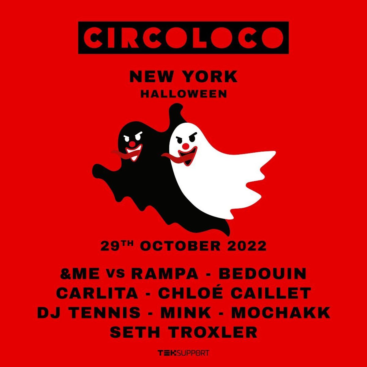 Circoloco Day 2  - Halloween NYC 2022 Poster