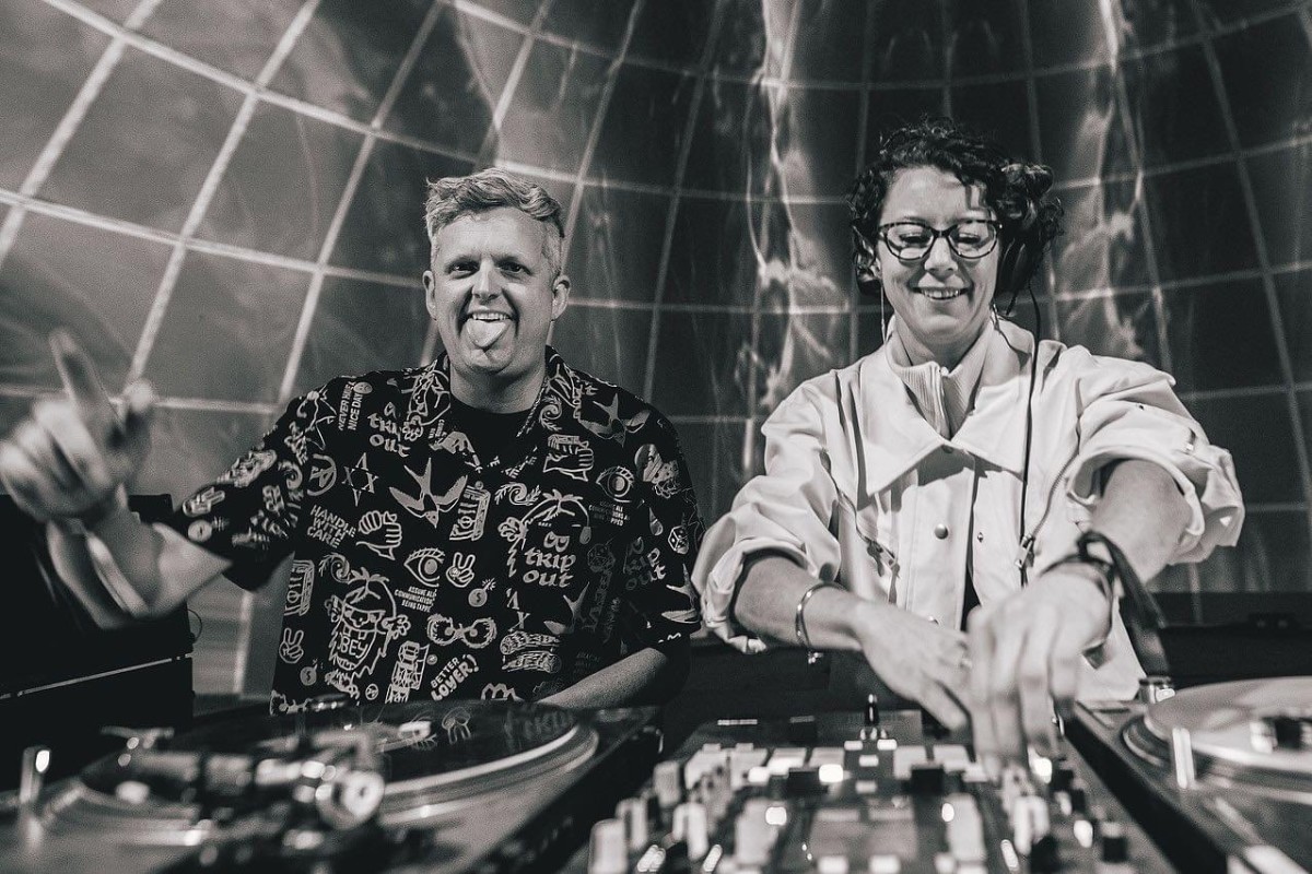 Mat the Alien and The Librarian perform at Basscoast in 2020