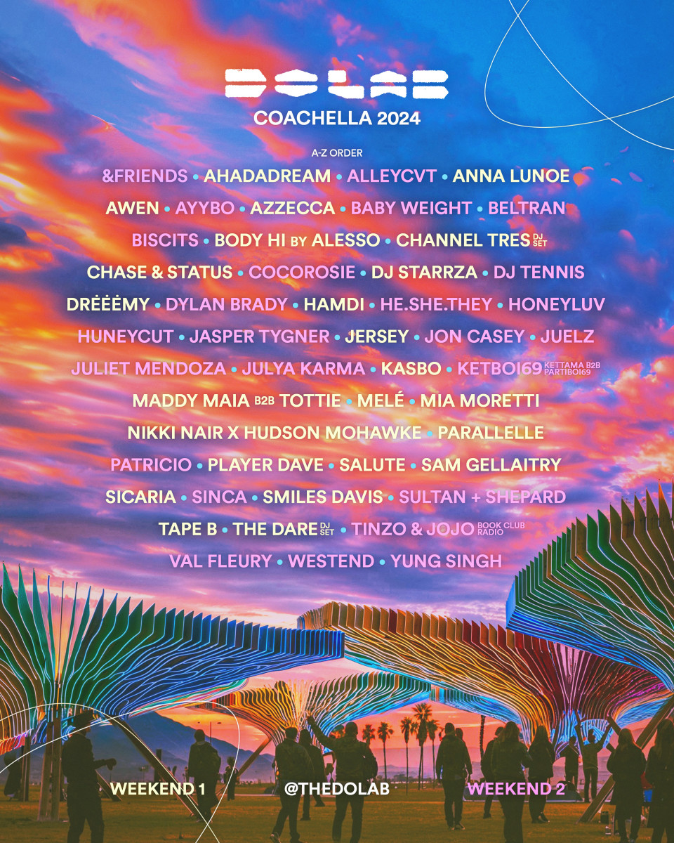 Coachella's Do LaB Reveals Expansive 2024 Lineup Featuring Alesso