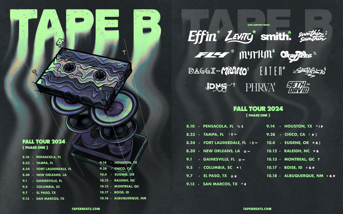 Tape B Announces Largest Tour of His Career - EDM.com - The Latest ...