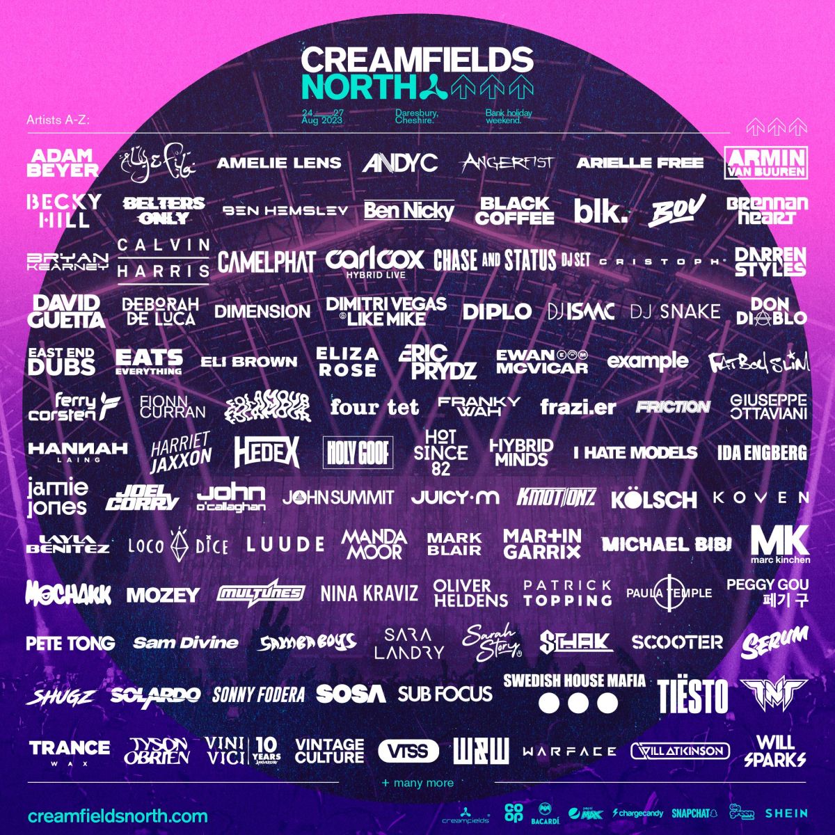 Creamfields 2023 Mainstage Sets to Be Streamed Live via Beatport and