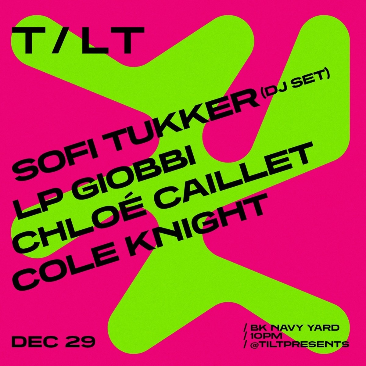 The launch of "T / L T" will feature SOFI TUKKER, LP Giobbi, Chloé Caillet and Cole Knight.